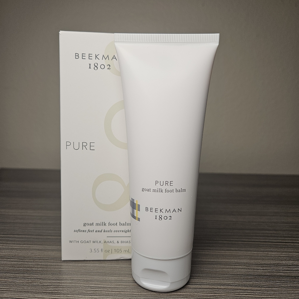 Beekman 1802 Pure Goat Milk Foot Balm 3.55 oz NWT in box
